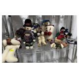 Snowmen Decor (On 4th Shelf)