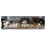 Shelf of Snowmen Decor