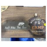 Pair of Bear Plaques