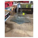 Blue Glass Basket
