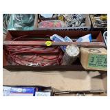 Metal Tool Tray, Dog Tie Out Cable & Wood Screws
