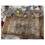 12 Etched Goblets