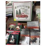HAllmark Christmas Ornaments, Box & Sticky Clips