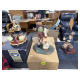 2 Willirayes Studio & 1 American Chestnut Figures