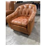 Rust Occasional Rolling Chair