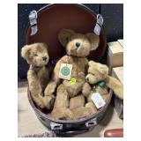 Boyds Bears in a Case