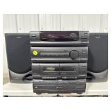Sony Stereo System 5 CD changer,Cassette, AM/FM