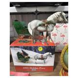 2001 Breyer Holiday Pony & Sleigh