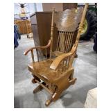 Oak Glider Rocker