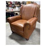 Brown Leather Recliner- few scratches in leather