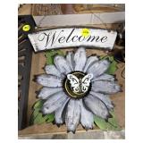 Metal Welcome Sign