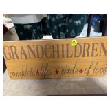 Grandchildren Wall Sign
