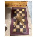 Star/Checkered Wall Decor