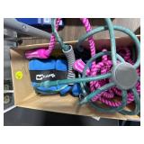 Weights, Jump Rope, Excercise Bands