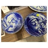 Pr. of 10" Blue & White Plates