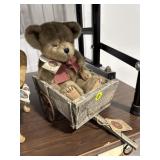 Boyds Bear in a Wagon