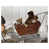 2 Cottage Collectibles in Sleigh