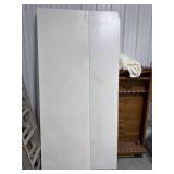 White Vinyl double sided Particle Board