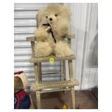 South American Curly Lamb & Boyds Stool