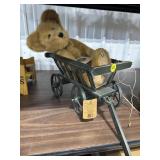 Boyds Bear in a Wagon