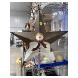 Metal Snowman Star