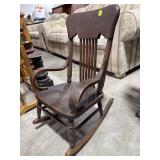 Wooden Child Rocker