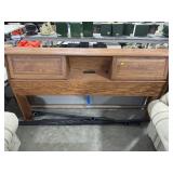 King Head Board , Frame & 2pc Box Spring