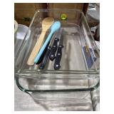 2 Pyrex Baking Pans & Misc.