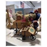 Boyds Bears in Boyds Farm Wagons