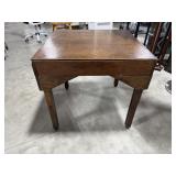 Wooden Occassional Table 26.75x27.5x26.5