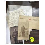 Soldiers mail post card &1922 report cards