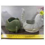Rooster Planter & USA Planter