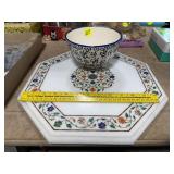 Bowl from Turkey & Marble Pc.