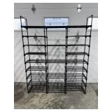 Black Shoe Organizer Rack