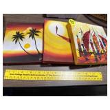 Set of Oriental Pics on Canvas