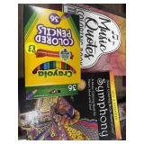 Adult Coloring Book & Colored Pencils