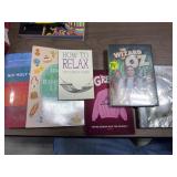 Bible, Bucket List Book, DVDs & How to Relax Book