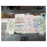 5 Cloth Feed Sacks