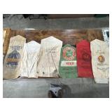 6 Cloth Seed Sacks