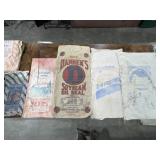5 Cloth Feed Sacks