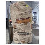 Farmers Hybrid Seed Corn Sack Hampton Iowa