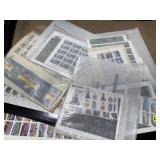 Several Sheets of Various Stamps
