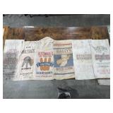 6 Cloth Seed Sacks