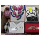 Necklaces, Earrings & Poinsettia Watch