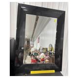 Black Frame Mirror 23 1/2' x 31 1/2'