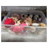 Ty Beanie Babies in Tote w/Lid