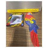 Glass Hanging Parrot & Picture Frame