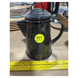 Small Enamel Coffee Pot