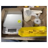 Taylor Scale, Corn Holders & Pampered Chef Grater