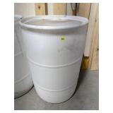 White Plastic Barrel